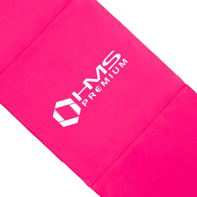 Мат гімнастичний HMS Premium MGS02 180 x 60 x 5 см Pink (5907695592504) - зображення 3