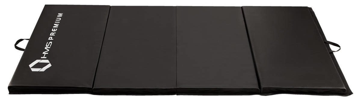Мат гімнастичний HMS Premium MGS01 240 x 120 x 5 см Black (5907695592511) - зображення 5