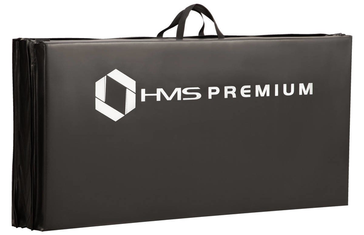 Мат гімнастичний HMS Premium MGS01 240 x 120 x 5 см Black (5907695592511) - зображення 6