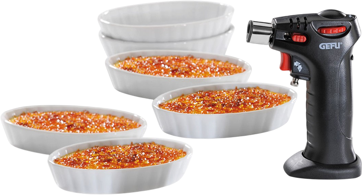 Zestaw do creme brulee Gefu Carmello 7 szt (4006664000406) - obraz 1