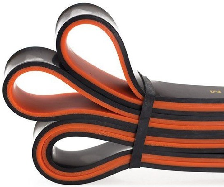 Guma do ćwiczeń HMS GU06 18 - 40.5 kg Orange (5907695522778) - obraz 3