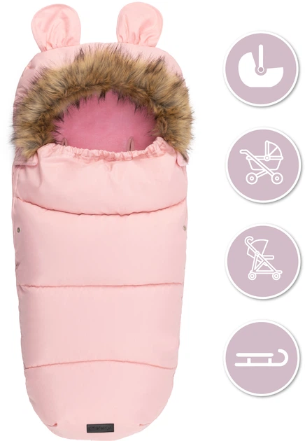 Зимовий конверт MoMi Sleeping Bag Pink (AKCE00033) - зображення 7