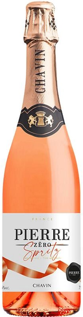 Безалкогольний ігристий напій Pierre Zero Spritz рожевий 0.75 л 0% (3663852011760) - зображення 1