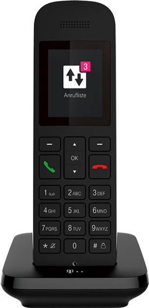 Telefon IP Telekom Sinus 12 Black (40844054) - obraz 1