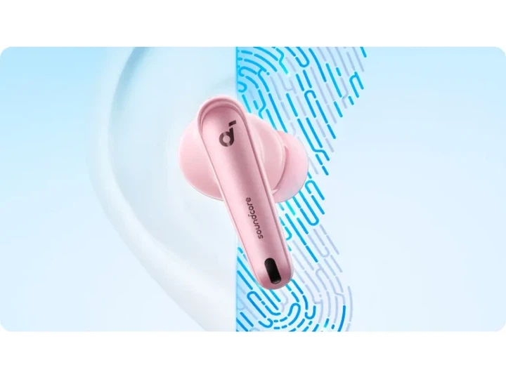Навушники TWS ANKER SoundCore Liberty 4 NC Pastel Pink (A3947G51) - изображение 9