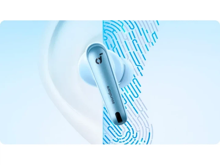Навушники TWS ANKER SoundCore Liberty 4 NC Light Blue (A3947G61) - изображение 7