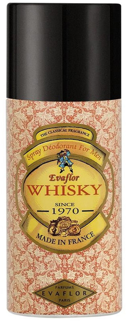 Dezodorant w sprayu Evaflor Whisky 150 ml (3509165992276) - obraz 1