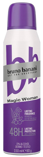 Antyperspirant Bruno Banani Magic Woman 150 ml (3616303479565) - obraz 1