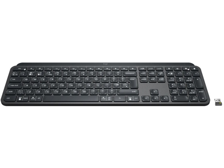 Клавіатура Logitech MX Keys Advanced for Business Wireless Illuminated UA Graphite (920-010251) - зображення 2