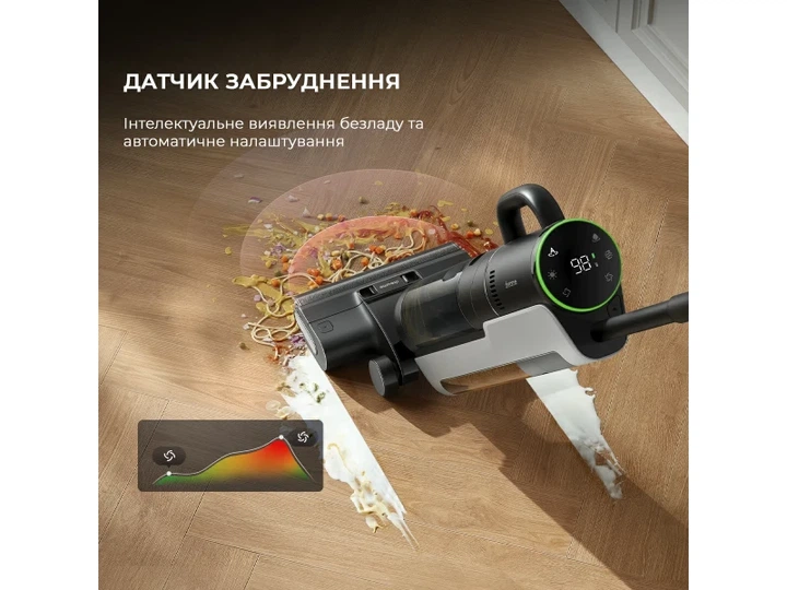 Миючий вертикальний+ручний пилосос Dreame H12 Dual (HHV4) - изображение 9