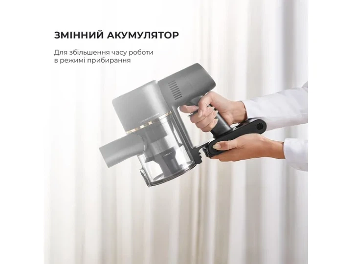 Вертикальний + ручний пилосос (2в1) Dreame R10 Pro Black - изображение 4