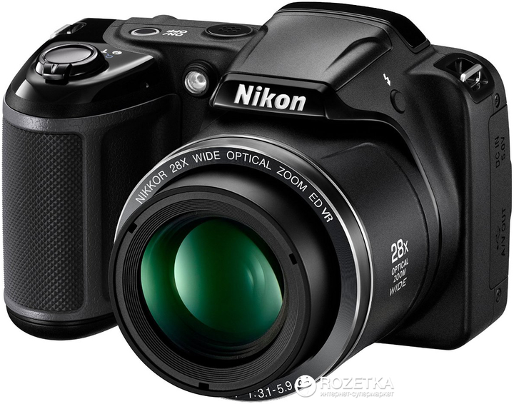 【新品未使用】Nikon COOLPIX L340 本体 Фотоапарат Nikon Coolpix L340 Black (VNA780E1) + сумка +