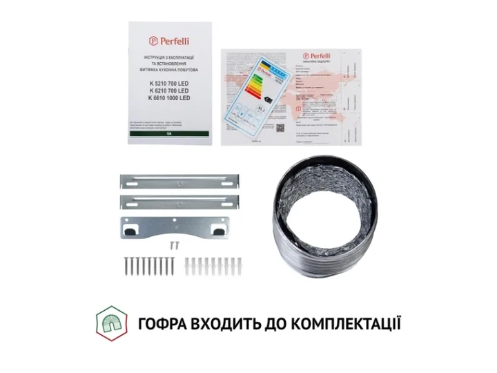 Витяжка Perfelli K 6210 BL 700 LED - изображение 10