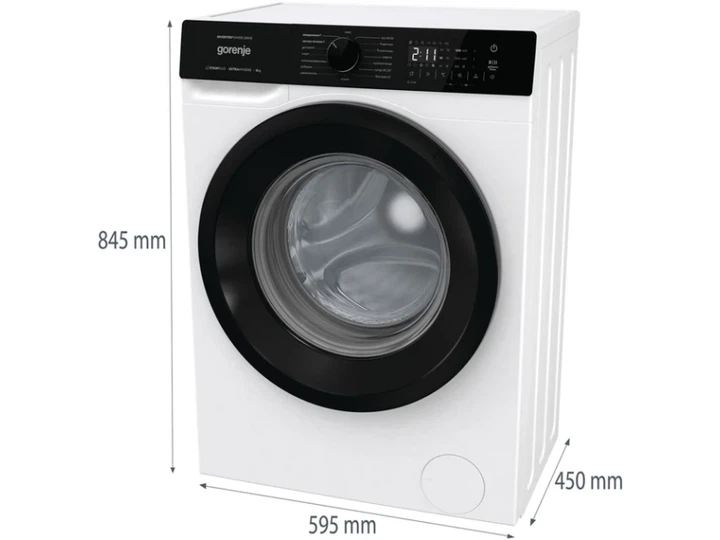 Пральна машина Gorenje WNHA62SAS/UA - изображение 5