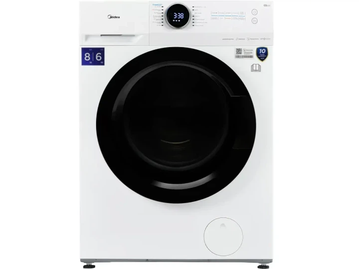 Прально-сушильна машина автоматична Midea MF200D80WB/W-C - Фото 1 Прально-сушильна машина автоматична Midea MF200D80WB/W-C - изображение 1
