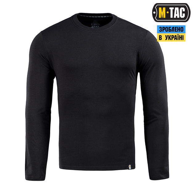 Футболка довгий рукав M-Tac Black (M) 93/7 20067002-M - зображення 2