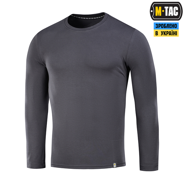 Футболка довгий рукав M-Tac Dark Grey (XL) 93/7 20067012-XL - изображение 1