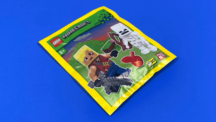Конструктор Lego Фігурка Hero With Skeleton Paper Bag Minecraft 662409 - изображение 2