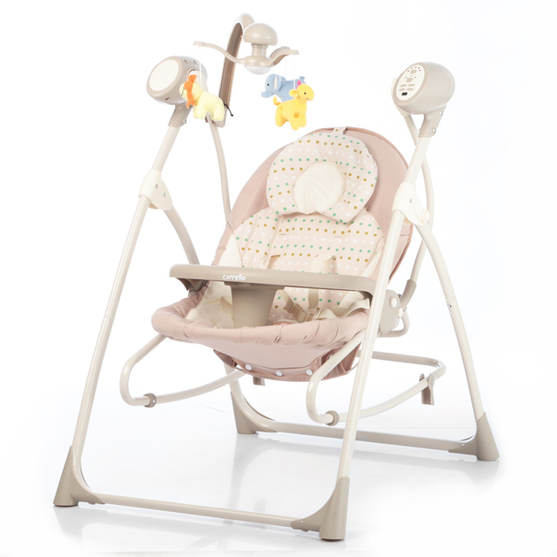 Колыбель-качели CARRELLO Nanny 3в1 CRL-0005 Beige Dot – фото, отзывы ...
