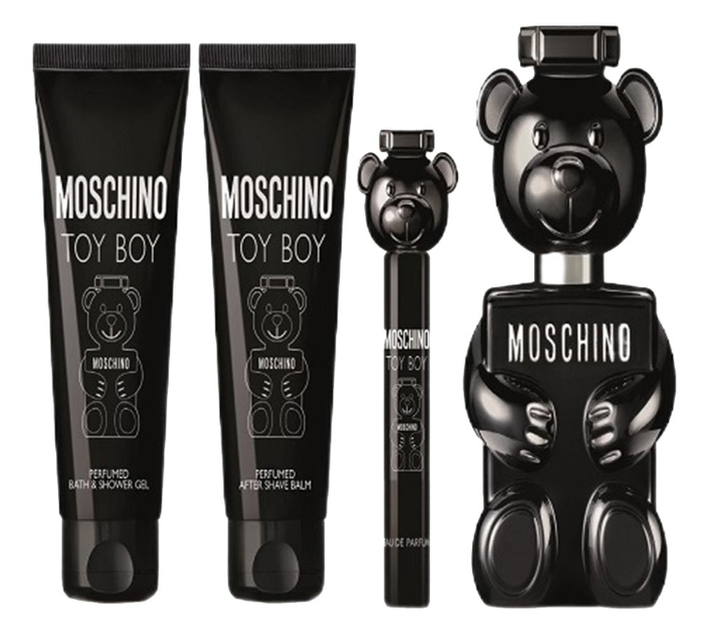 Zestaw męski Moschino Toy Boy Woda perfumowana 100 ml + Balsam po goleniu 100 ml + Żel pod prysznic 100 ml + Woda perfumowana 10 ml (8011003885701) - obraz 2