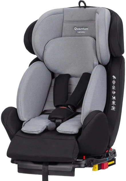 Детское автокресло CARRELLO Quantum ISOFIX CRL-11803/3 Sky Grey 0+1/2/3 ISOFIX с поворотом - изображение 1