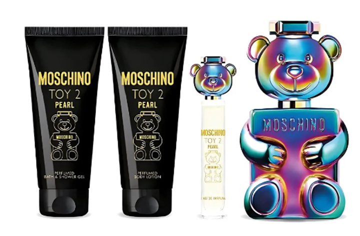 Zestaw unisex Moschino Toy 2 Pearl Woda perfumowana 100 ml + Żel pod prysznic 100 ml + Balsam do ciała 100 ml + Woda perfumowana 10 ml (8011003893867) - obraz 2