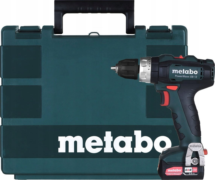 Wiertarka udarowa Metabo POWERMAXX 12 V 601076860 (4061792176102) - obraz 1