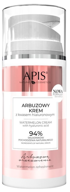 Zestaw do pielęgnacji Apis Arbuzowe Orzeźwienie Mus do ciała 200 ml + Krem do twarzy przeciwstarzeniowy 100 ml (5901810051501) - obraz 3