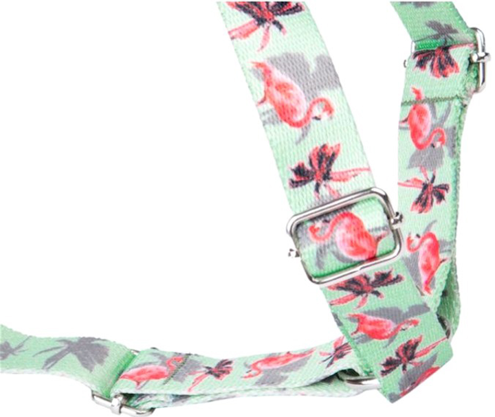 Szelki regulowane dla psa Amiplay BeHappy Guard M Flamingo (5907563282698) - obraz 3