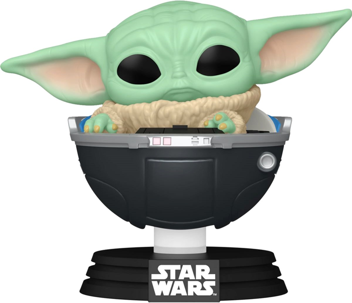 Figurka Funko POP Star Wars: Mandalorian S9 - Grogu w/prama (5908305247586) - obraz 1