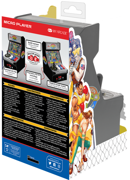 Міні-автомат для ігор My Arcade Micro Player Street Fighter 2 DGUN-3283 (845620032839) - зображення 5