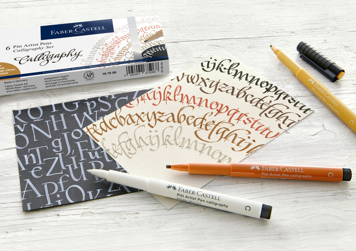 Zestaw linerów Faber-Castell do kaligrafii 6 szt (4005401675068) - obraz 4