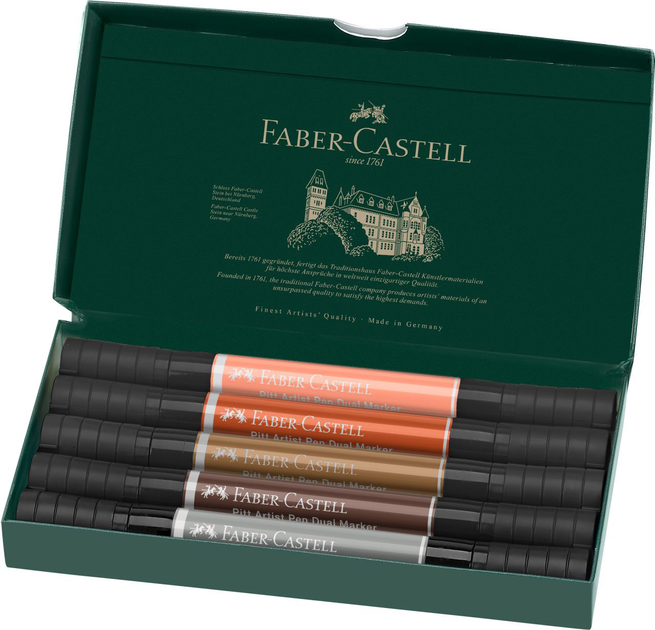 Набір лайнерів Faber-Castell двосторонній 5 шт (4005401620099) - зображення 2