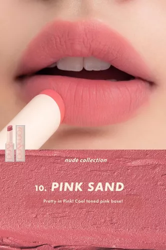 Помада в холодному нюдовому відтінку Rom&nd Zero Matte Lipstick No.10 Pink Sand, 3 г - Фото 2 Помада в холодному нюдовому відтінку Rom&nd Zero Matte Lipstick No.10 Pink Sand, 3 г - зображення 2
