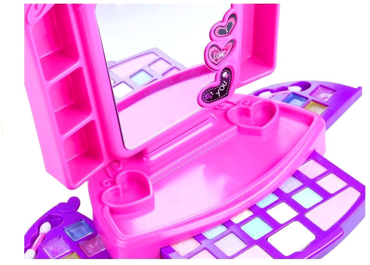 Туалетний столик LEAN Toys Make Up Set Beauty Рожевий (5905515350105) - зображення 6