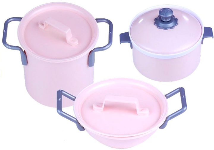 Zestaw kuchenny LEAN Toys Little Chef Garnki i Jedzenie z akcesoriami (5905323219854) - obraz 3