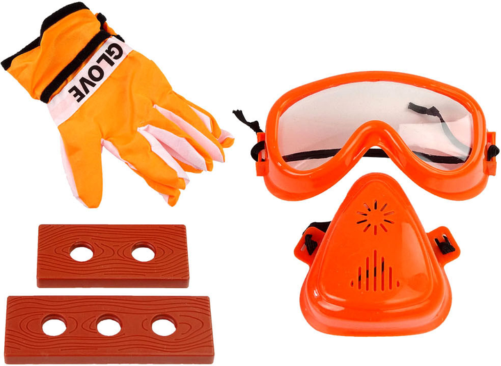 Zestaw narzędzi LEAN Toys Szlifierka kątowa z akcesoriami (5905323215535) - obraz 4
