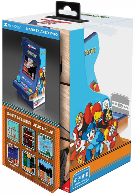 Міні-автомат для ігор My Arcade Nano Player Mega Man DGUN-4188 (845620041886) - зображення 3