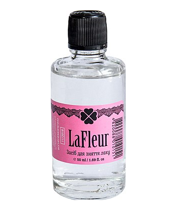 Рідина для зняття лаку La Fleur 50 мл - Фото 1 Рідина для зняття лаку La Fleur 50 мл - зображення 1
