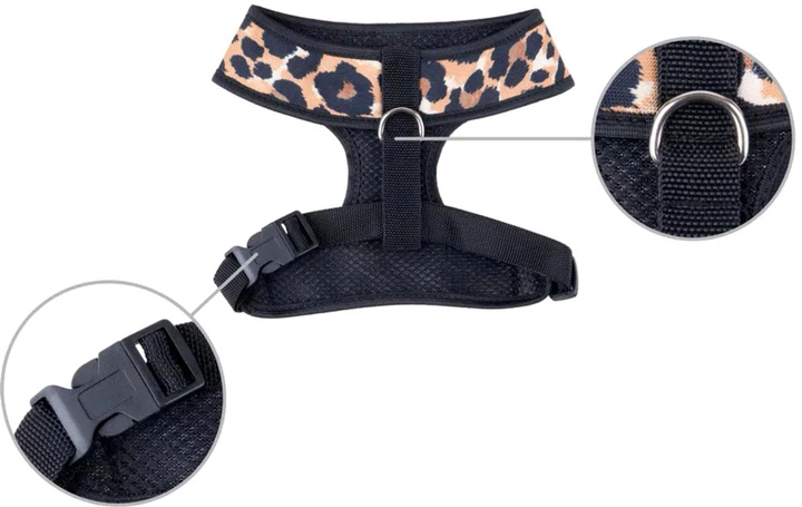 Szelki dla psa Amiplay Safari Scout M Panterka (5907563262713) - obraz 3