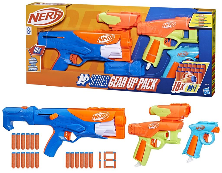 Набір бластерів Hasbro Nerf N Series + стріли F8633 (5010996209429) - зображення 2