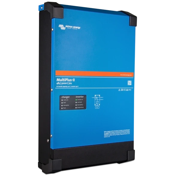 Інвертор VictronEnergy MultiPlus-II 48/5000/70-50 однофазний чиста синусоїда - Фото 2 Інвертор VictronEnergy MultiPlus-II 48/5000/70-50 однофазний чиста синусоїда - зображення 2