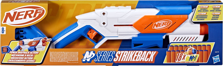 Бластер Hasbro Nerf N Series Strikeback + стріли G0218 (5010996255433) - зображення 1