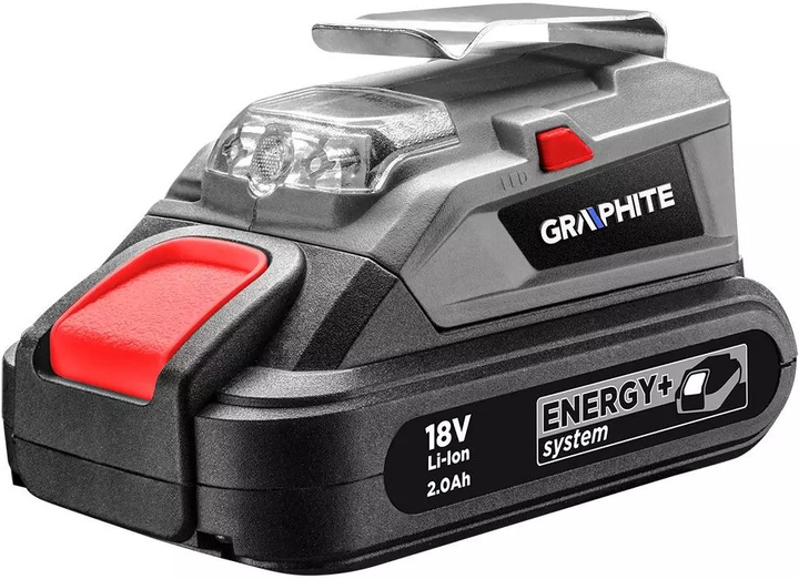 Latarka Graphite LED Energy+ bez akumulatora 58G025 (5907558480092) - obraz 3