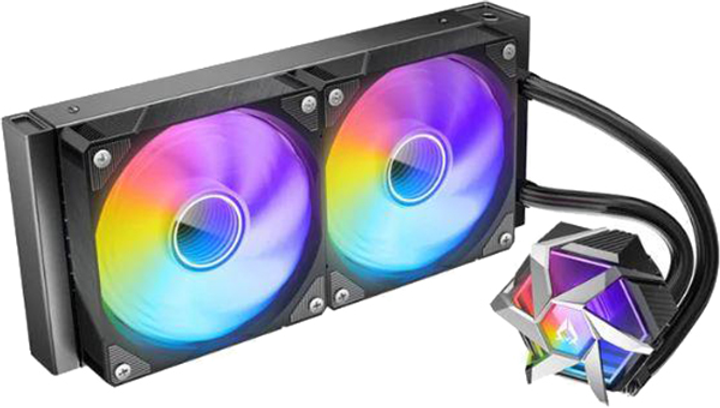 Система жидкостного охлаждения AZZA HEX 240 LCAZ-240H-ARGB - изображение 1