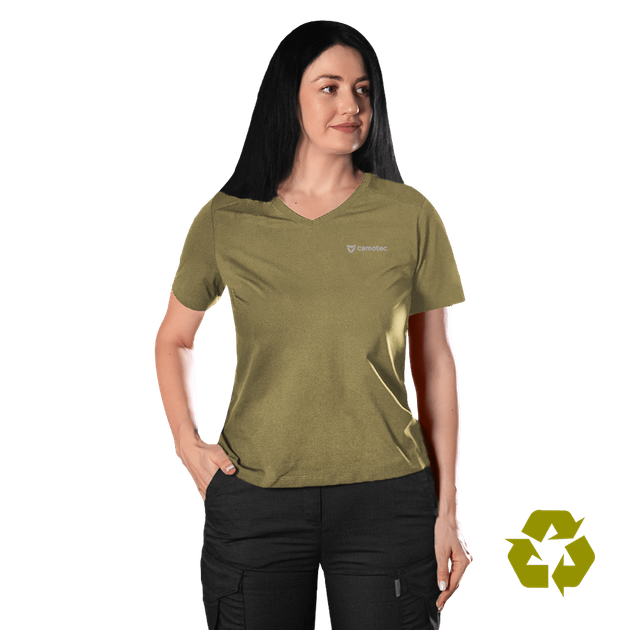 Футболка Camotec Pani Totem Logo V-neck L 2908010215255 - зображення 1