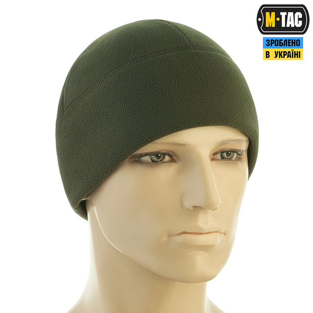 Шапка М-Тас Watch Cap Elite фліс (320г/м2) with Slimtex S Army Olive - изображение 2