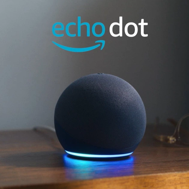 Смарт колонка контроллер Amazon Echo Dot 5th Generation синяя