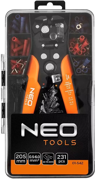 Automatyczny ściągacz izolacji NEO Tools 200 mm 01-542 (5907558485493) - obraz 7