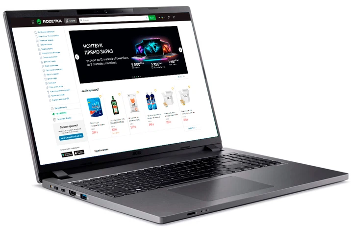 Ноутбук Acer TravelMate P2 16 TMP216-41-TCO-R0KZ (NX.BB2EU.005